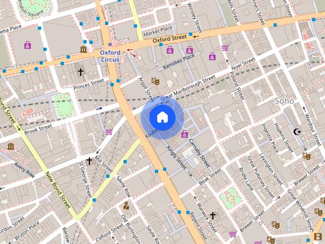 Fouberts Place, Soho, W1F