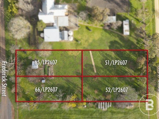 FOUR ALLOTMENTS WITH DUAL STREET FRONTAGE IN SMEATON