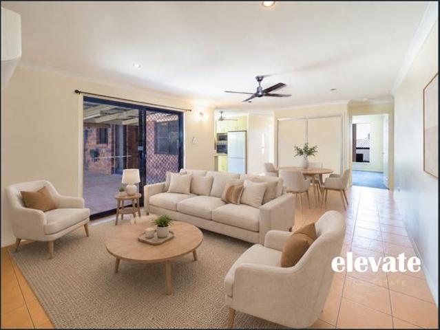 Four Bedrooms, Two Living Areas, Side Access & Powered Shed