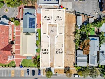 FOUR LOTS WITH TITLES ISSUED AND SERVICES IN