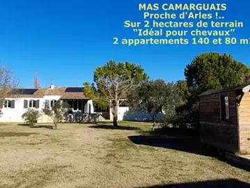 Fourques 30300 Achat / Vente maison 7 pièces t7 au dernier étage terrasse