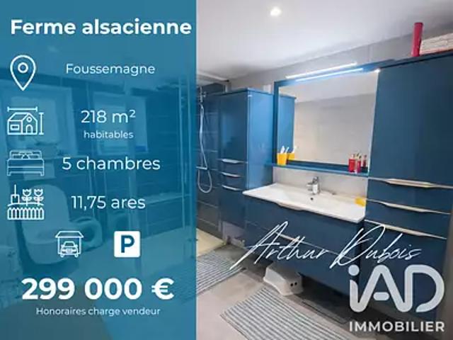 Foussemagne 90150 Achat / Vente maison 7 pièces t7