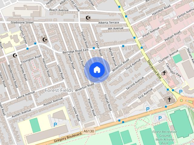 Foxhall Road, Nottingham, Nottinghamshire, NG7