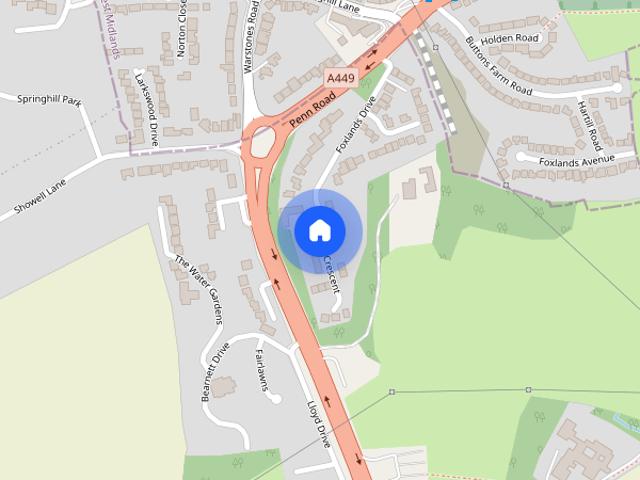 Foxlands Crescent, Penn, Staffordshire