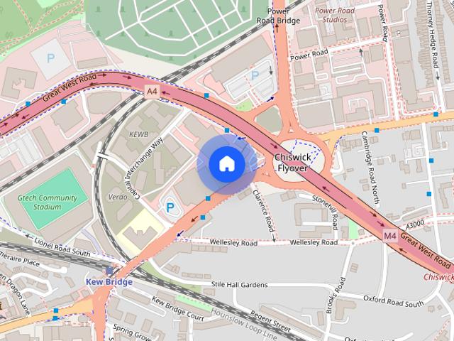 Flat M48 Kew Curve, Capital Interchange Way, Brentford, TW8