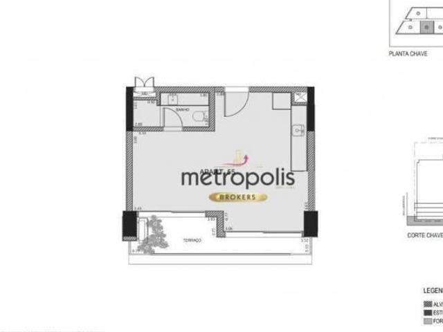 Flat à venda, 43 m² por R$ 951.000,00 Vila Madalena São Paulo/SP