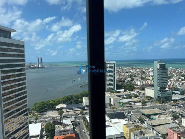 Flat Com 1 Dormitório Para Alugar, 35 m² por R$3.100,00/ano Pina Recife/pe