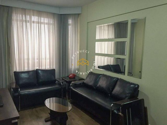Flat com 1 quarto, 47 m², aluguel por R$ 2.500/mês Centro Campinas/SP