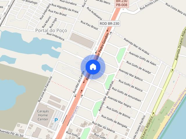 Flat com 1 quarto para alugar no Intermares, Cabedelo