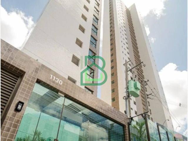 Flat de 28 m² na Real da Torre Madalena Recife PE, à venda por R$ 290.000 ou aluguel por R$ 2.600/mês
