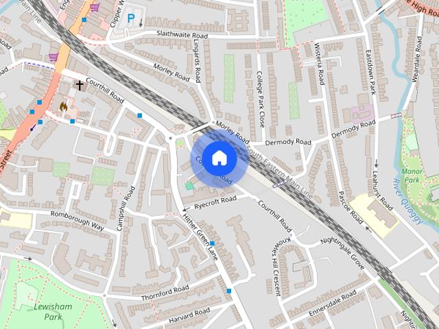 Flat E, 63 Courthill Road, London SE13 6DW