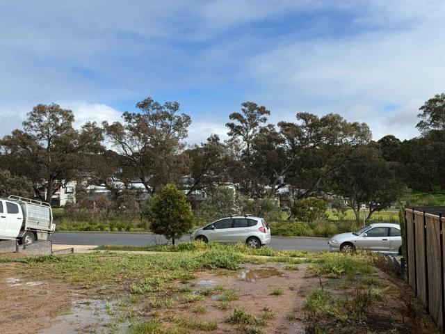 Flat land overlooking creek reserve in Glenea Estate