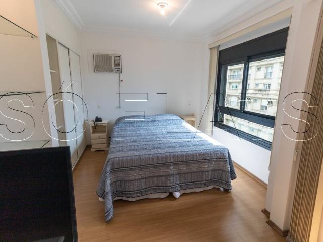Flat para alugar com 1 quarto e 35 m² por R$ 4.100/mês
