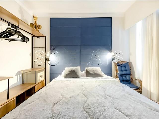 Flat para Aluguel com 1 quartos, 25 m² por R$ 4.500