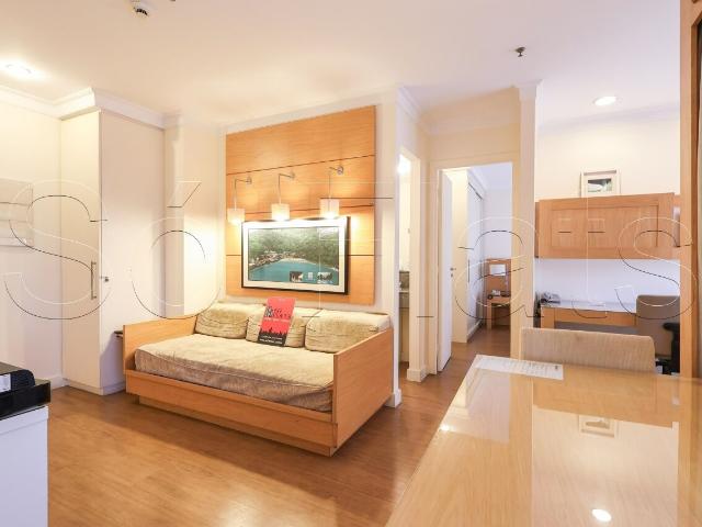 Flat para Aluguel com 1 quartos, 45 m² por R$ 3.800