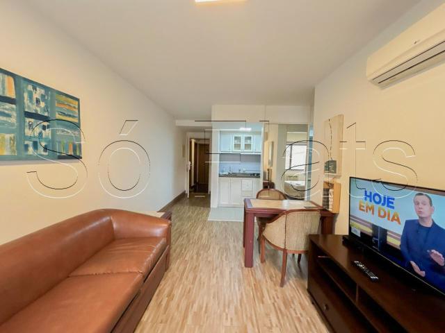 Flat para Aluguel com 1 quartos, 45 m² por R$ 3.800