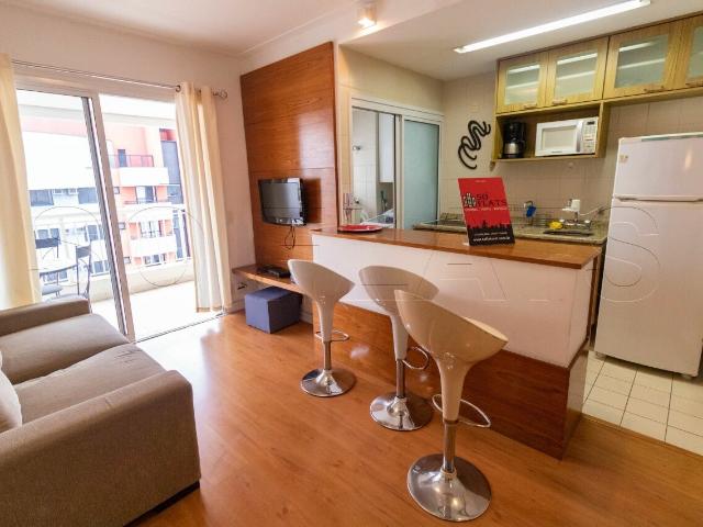 Flat para Aluguel com 1 quartos, 46 m² por R$ 4.500