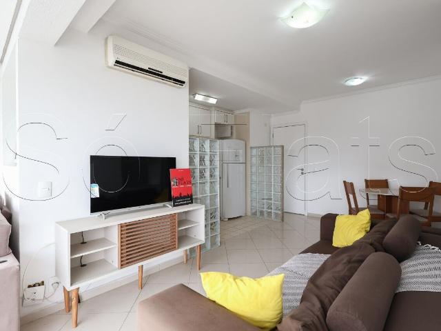 Flat para Aluguel com 1 quartos, 55 m² por R$ 4.300