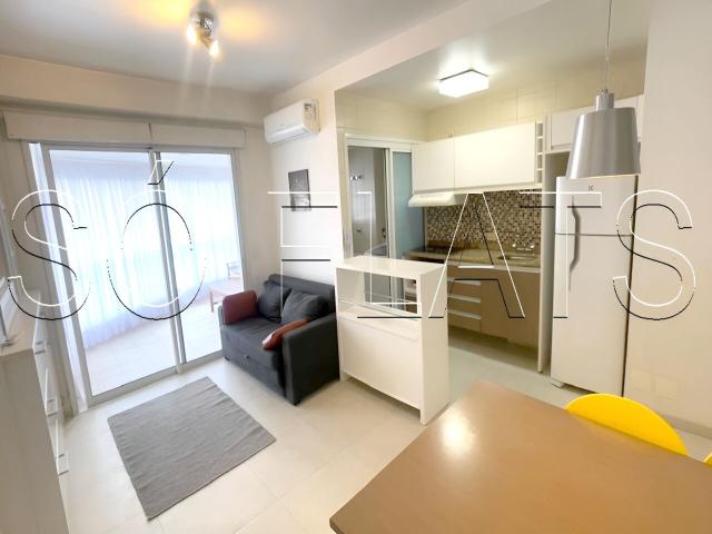 Flat para Aluguel com 1 quartos, 57 m² por R$ 7.000