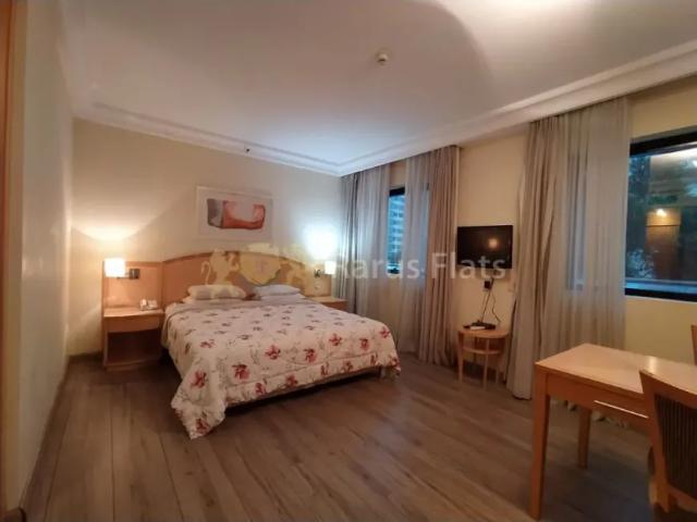 Flat para locação em Higienópolis Edifício Tryp Higienópolis Cód. DFN18567