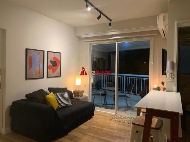 Flat para Locação em São Paulo/SP Brooklin Novo 1 Quartos