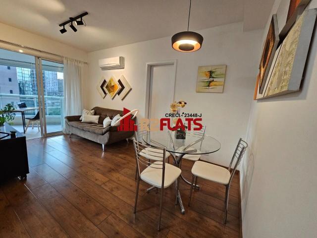 Flat para Locação em São Paulo/SP Brooklin Novo 2 Quartos