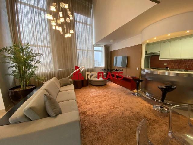 Flat para Locação em São Paulo/SP Brooklin Novo 2 Quartos