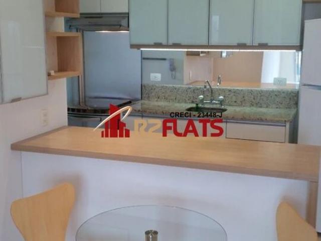 Flat para Locação em São Paulo/SP Brooklin Novo 2 Quartos