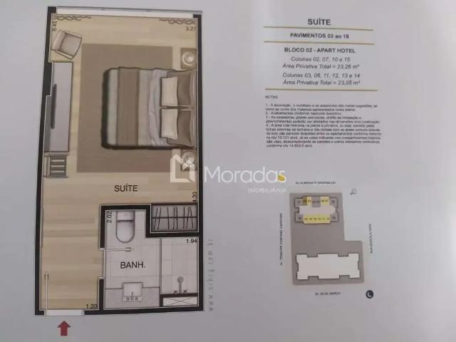 Flat para Venda em Campos dos Goytacazes/RJ Parque Tamandaré 1 Quartos