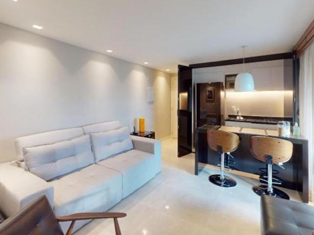 Excelente flat para venda em Cidade Monções com 2 quartos, sendo 1 suíte, 60m² aline silva#RUKU8