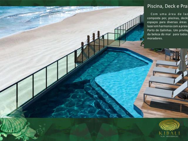 Flat para Venda em Ipojuca/PE Porto de Galinhas 1 Quartos