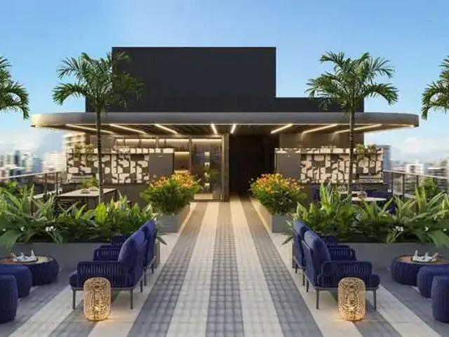 Flat para Venda em João Pessoa/PB Cabo Branco 1 Quartos