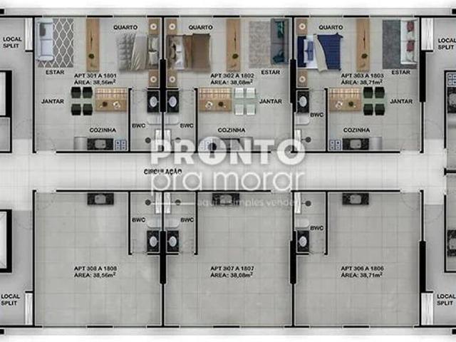 Flat para Venda em Recife/PE Boa Vista 1 Quartos