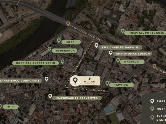 Flat para Venda em Recife/PE Ilha do Leite 1 Quartos