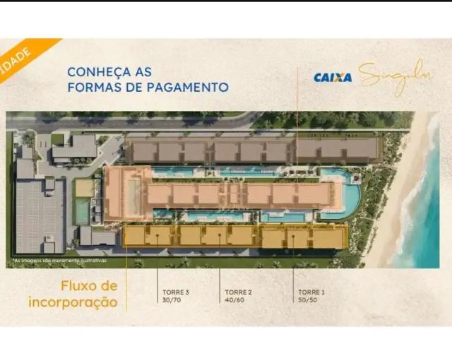 Flat para Venda em Tamandaré/PE Praia Dos Carneiros 1 Quartos