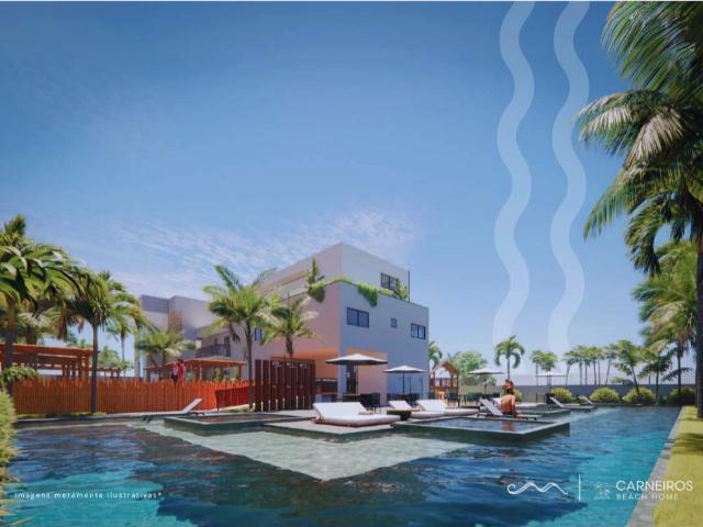 Flat para Venda em Tamandaré/PE Praia Dos Carneiros 1 Quartos