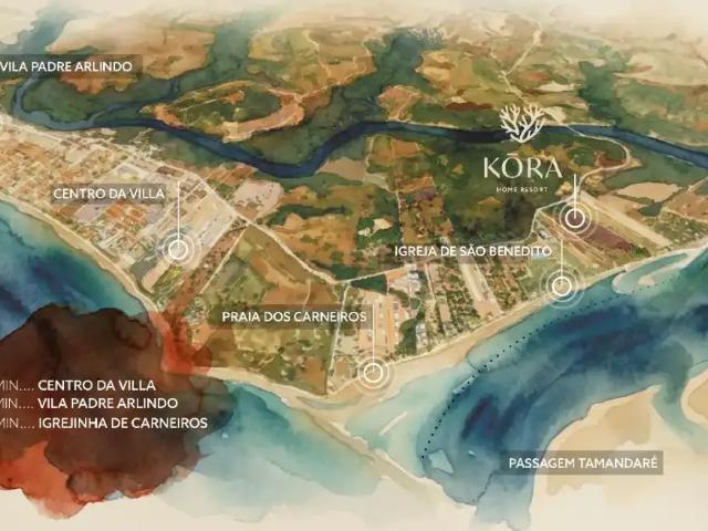 Flat para Venda em Tamandaré/PE Praia Dos Carneiros 3 Quartos