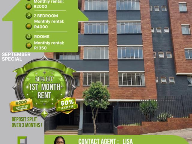 Flat To Let in Yeoville