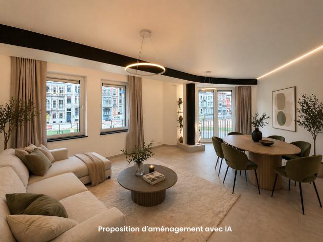 Flat with two bedrooms in Liège