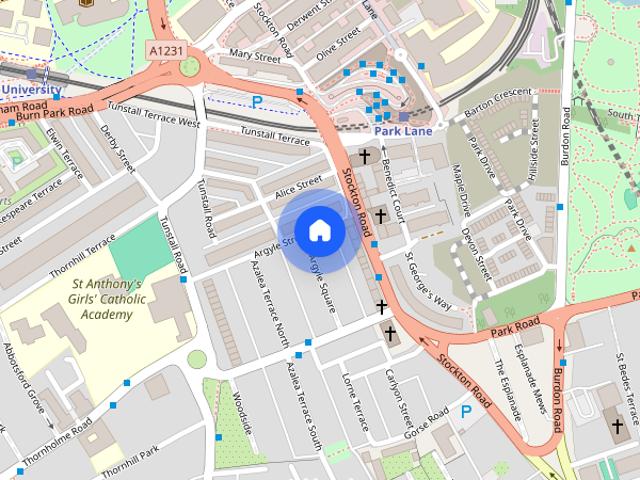Flat 1, 1, Argyle Square, Sunderland, SR2 7BS
