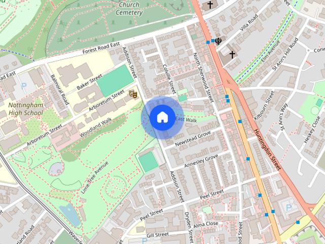 Flat 1, 44 Addison Street, Nottingham, NG1 4HA