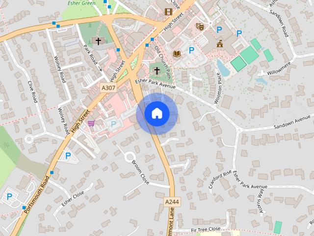 Flat 1, 6 Edward Place, Claremont Lane, Esher