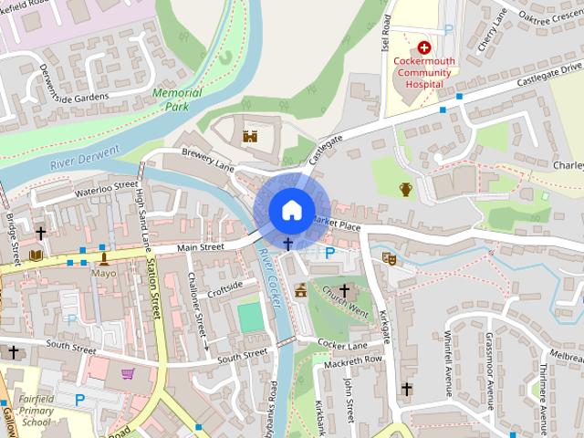 Flat 1, Beecham House, 44 Market Place, Cockermouth, Cumbria