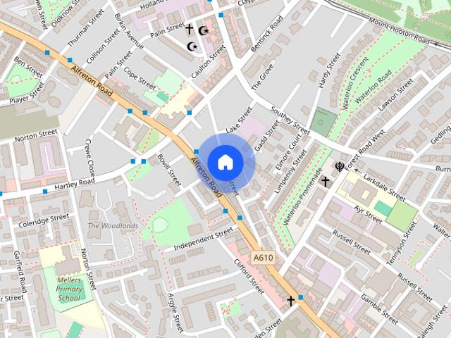Flat 1, Peveril Street, NG7