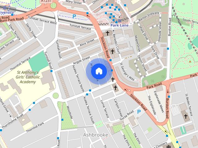 Flat 2, 11, Argyle Square, Sunderland, SR2 7BS