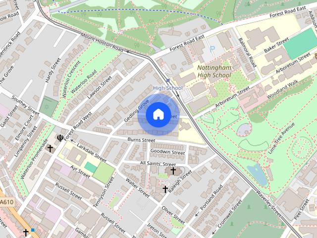 Flat 3 21A Arthur Street, Arboretum, Nottingham 5 bed