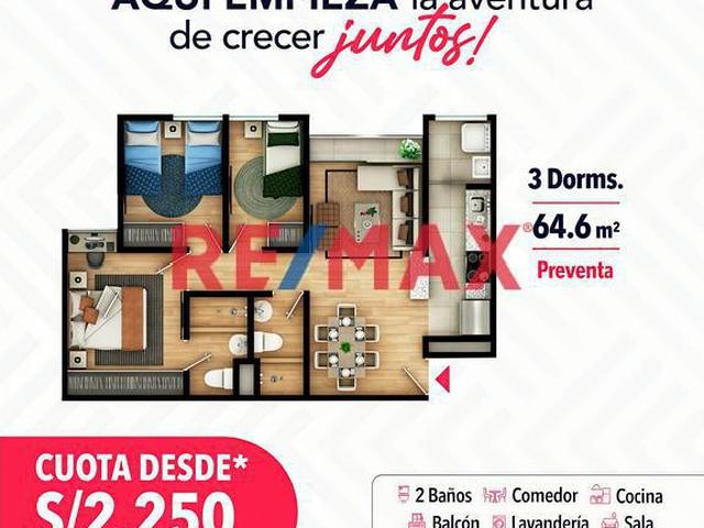 Flat 64.6 M2 Casaparq