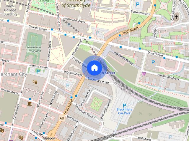 Flat 7/2 3 Blackfriars Road Glasgow G1 1QL