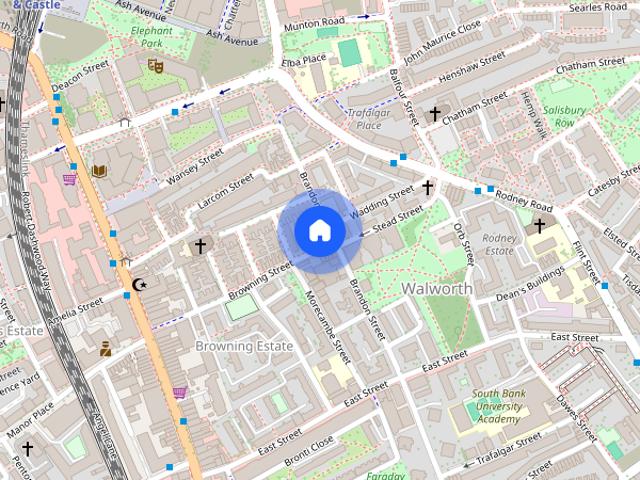 Flat 9, 63 Browning Street, Kennington