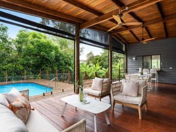 Flawless Family Home with a Sparkling Poolside Retreat